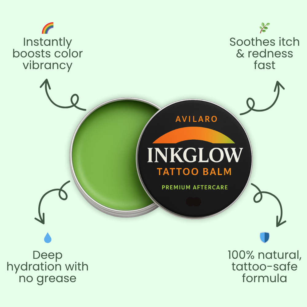 InkGlow™ – Brighten, Heal & Lock In Your Tattoo Color