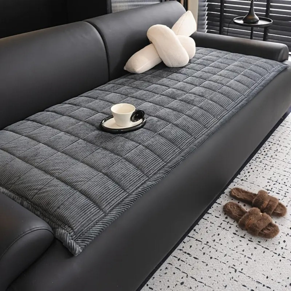 Quilted Sofa Cover – Transform Your Couch into a Cozy, Protective Oasis