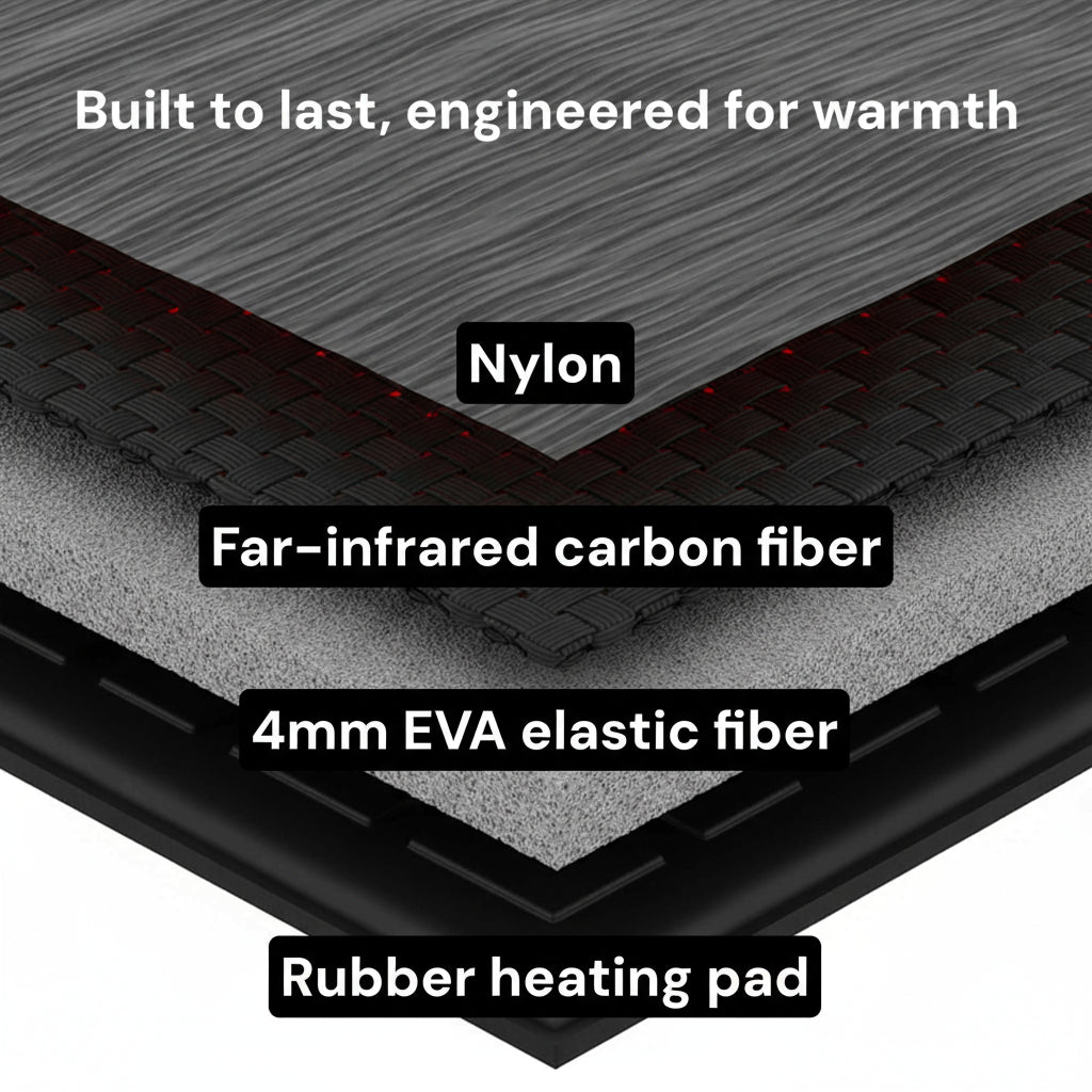 USB Powered Heated Insoles for Footwear, 8W 5V 2A, Customizable EVA