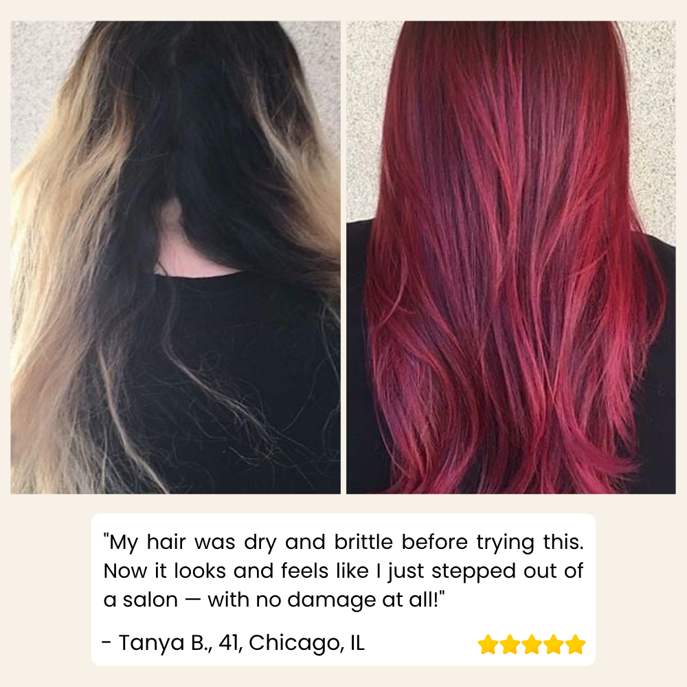 1+1 FREE | GlamUp™ Non-Bleaching Hair Nourishing Hair Coloring Dye