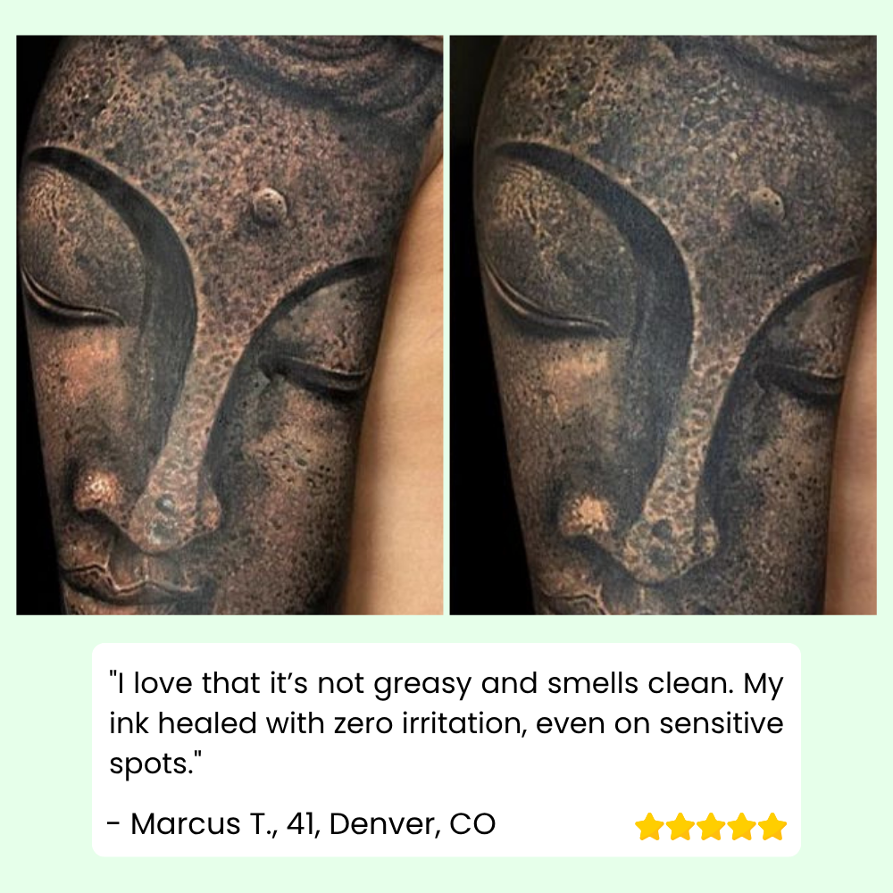 InkGlow™ – Brighten, Heal & Lock In Your Tattoo Color