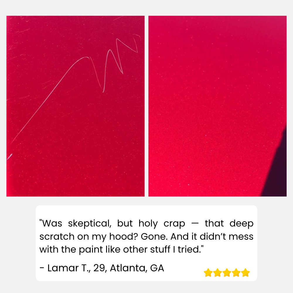 GleamRush™ — Erase Scratches Instantly and Drive Proud with Mirror Shine