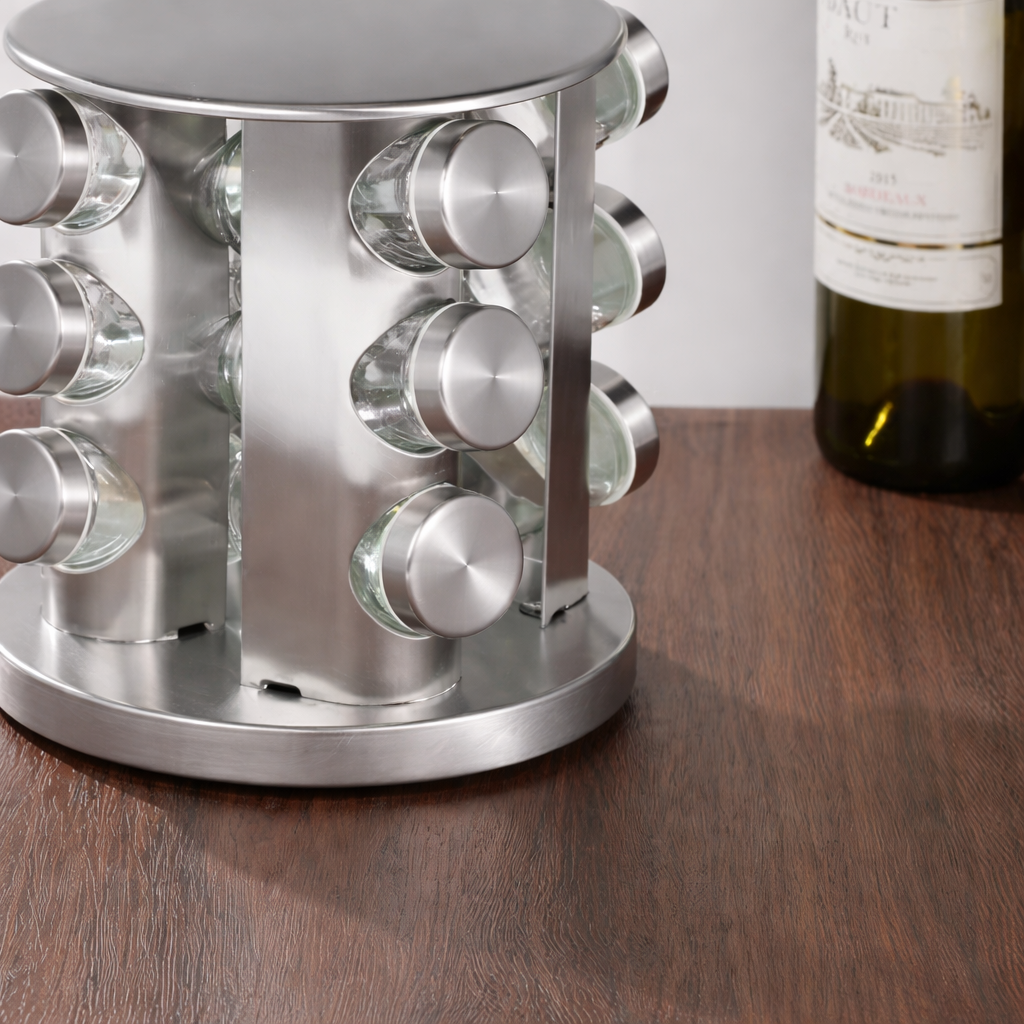 Spice Organizer – Quickly Keep Your Favorite Spices Fresh and Accessible!