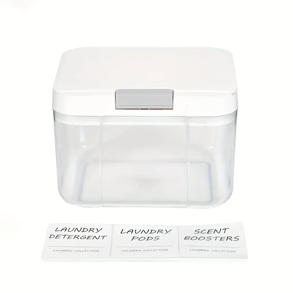 Detergent Pod Storage Container with Lid