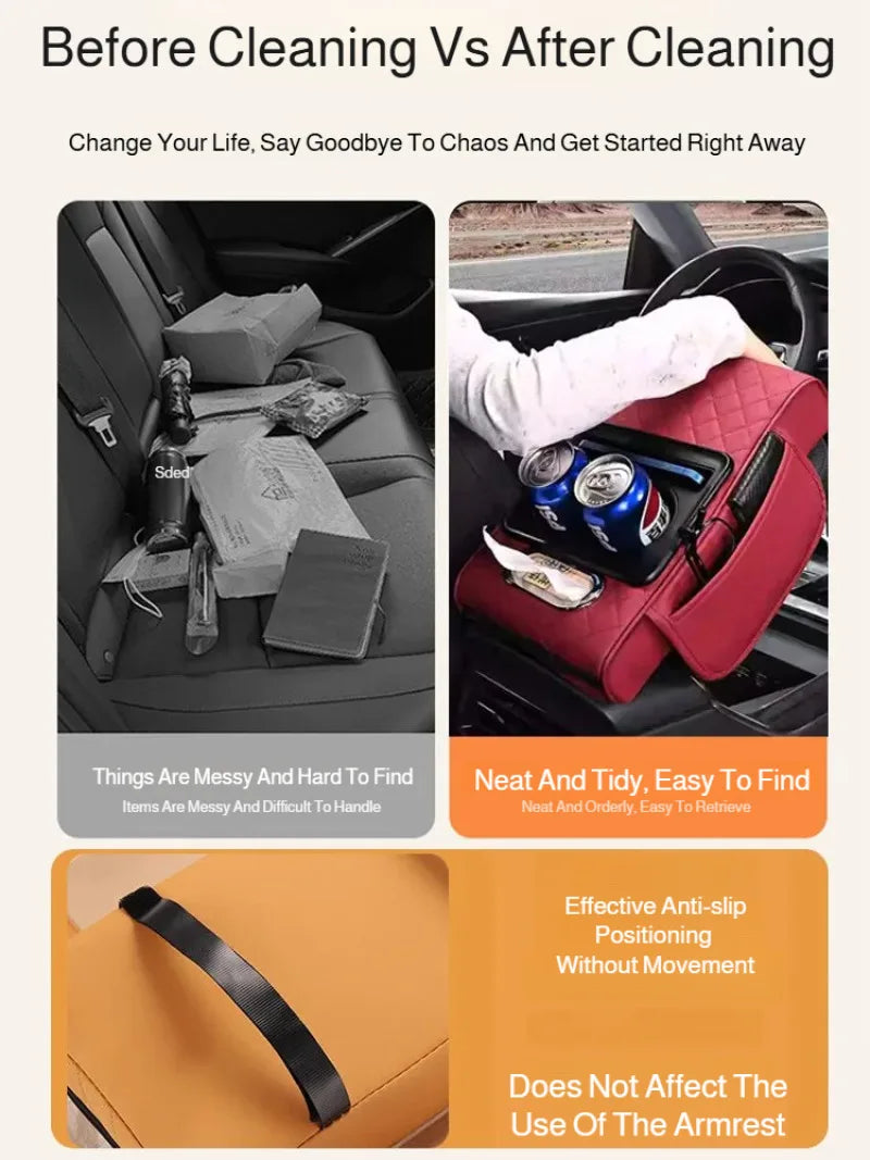 5-in-1 Car Armrest Organizer