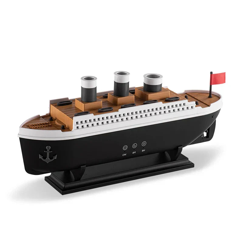 Luxury Ship Aromatherapy Humidifier - Infuse Your Space with Silky Mist