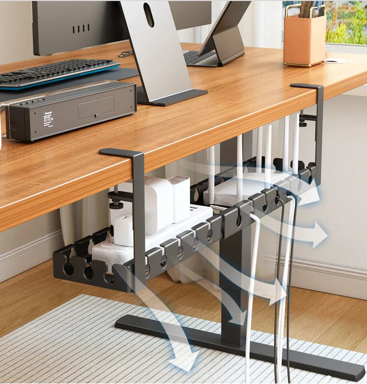 Under-Desk Cable Management Tray