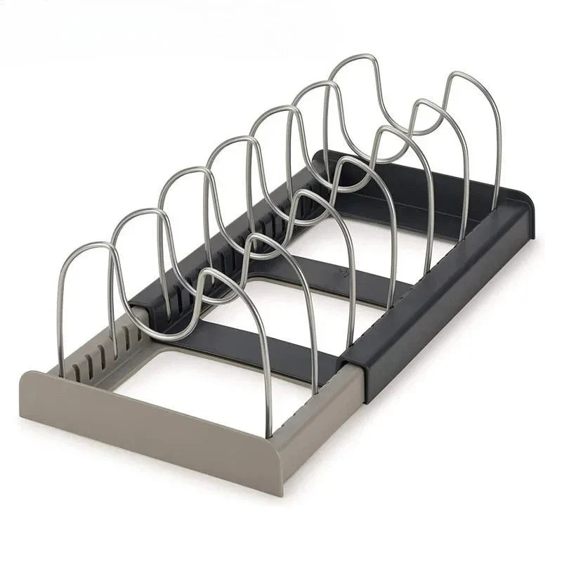 Expandable Pot Lid Holder and Pan Organizer