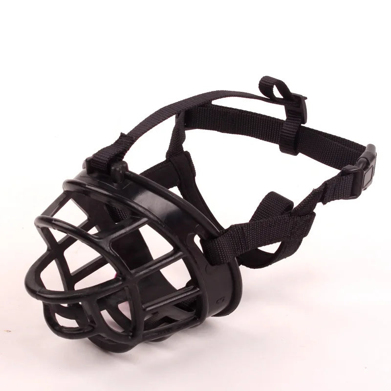 Silicone Dog Muzzle for Bark Control and Bite Prevention, Adjustable Fit
