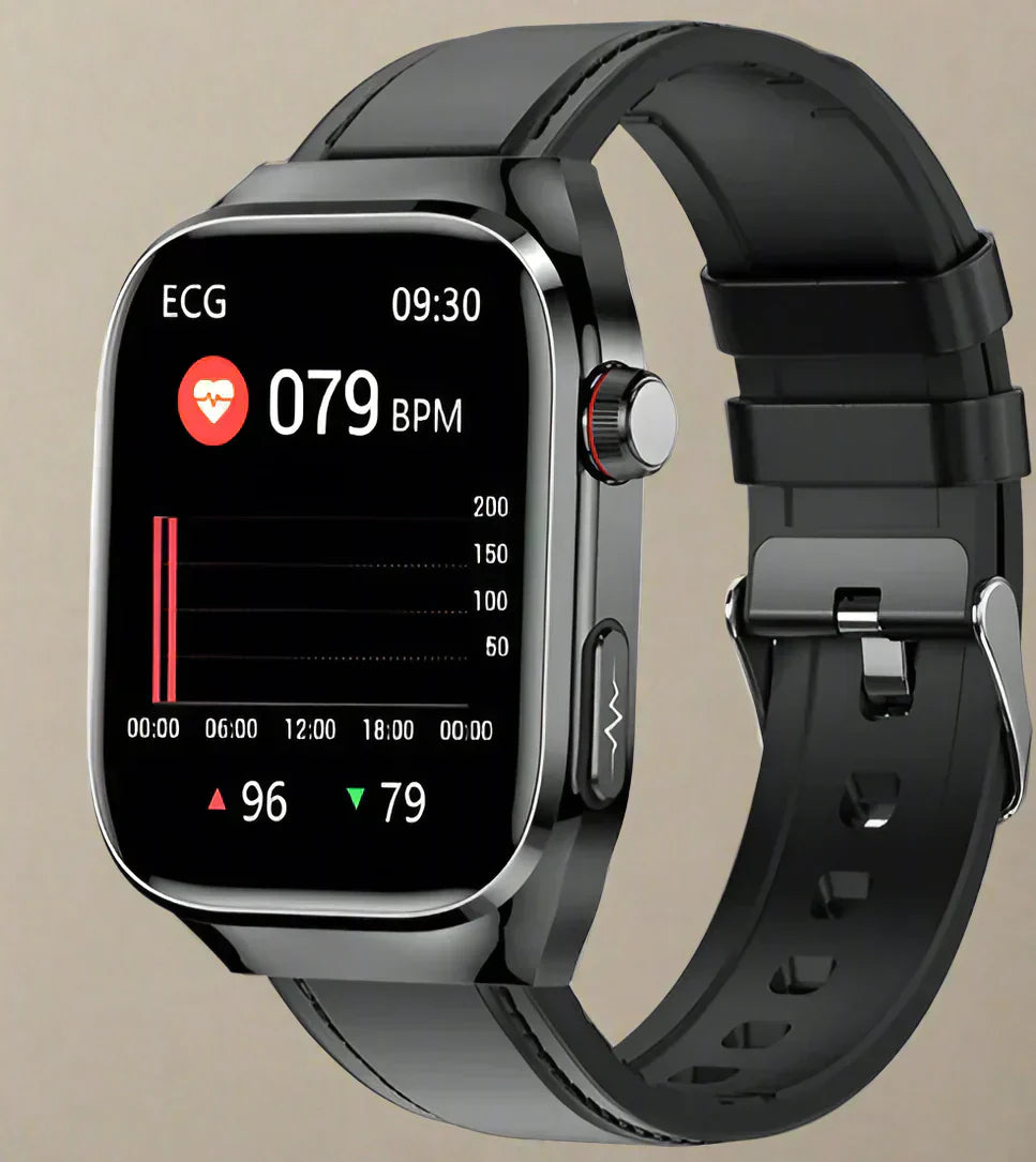 Advanced Wellness Tracker with 2.04-Inch AMOLED Display – Smart Health Watch