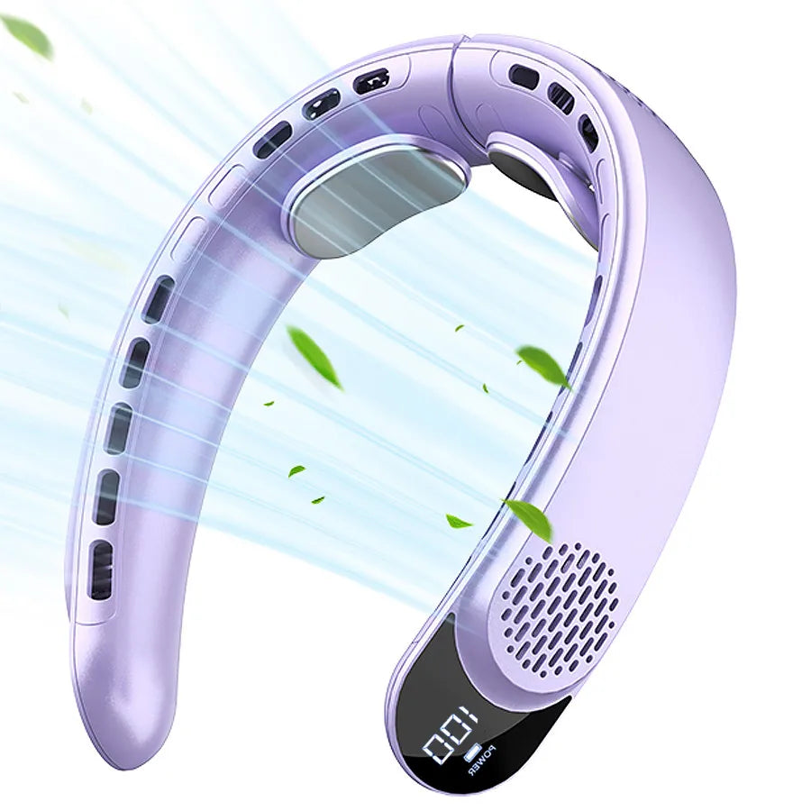 Hands-Free 360° Neck Fan - Cool Breeze Technology