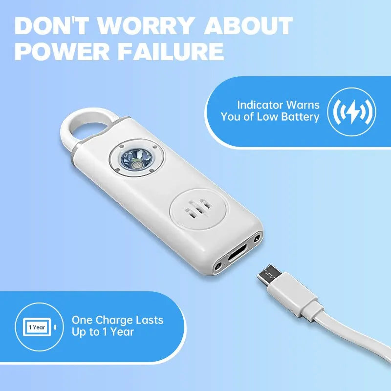 Women's Personal Safety Alarm Keychain