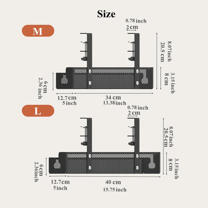 Under-Desk Cable Management System