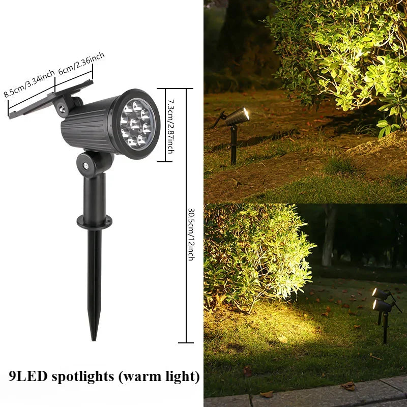 Outdoor Solar LED Garden Spotlight