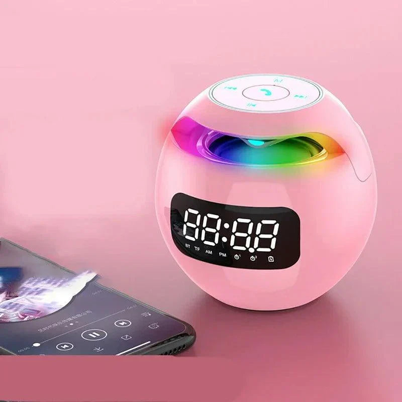 Digital Alarm Clock with LED Screen – Modern Bedside Time and Alarm Display