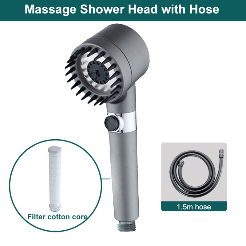 HydraPulse™ — Wake Up Energized with a Spa-Quality Scalp Massage Every Shower
