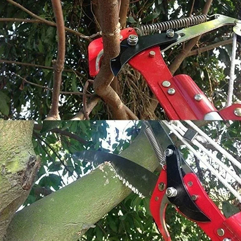 Rope-Operated Pruning Shears