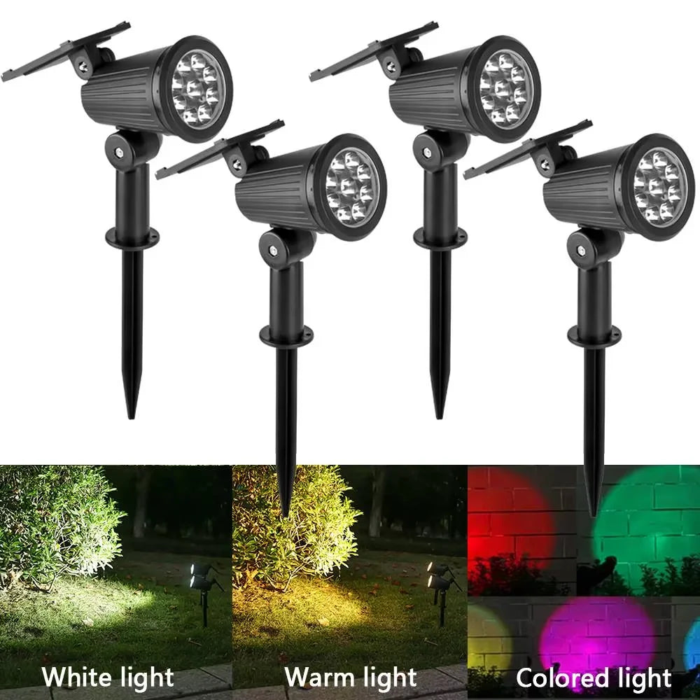 Outdoor Solar LED Garden Spotlight