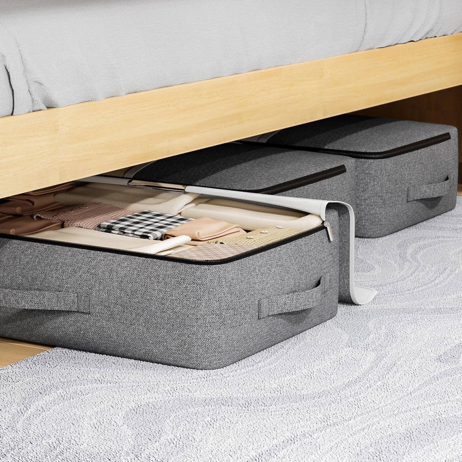 Storage Bag for Under-Bed with Viewing Window