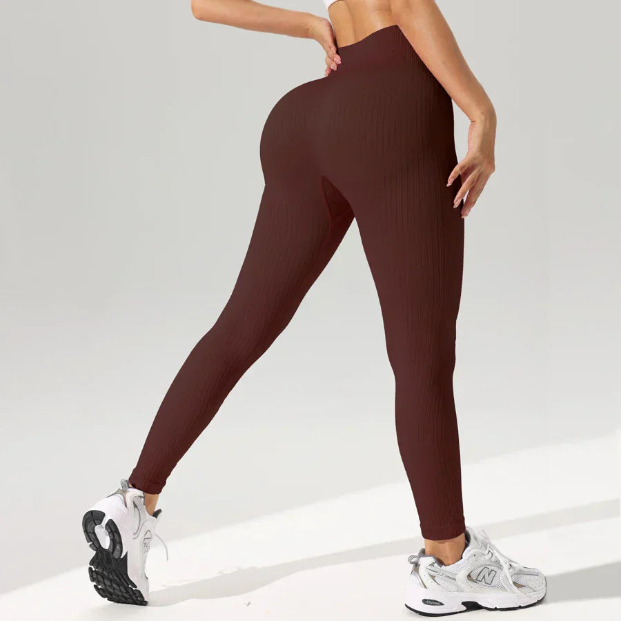 Seamless Yoga Leggings for Women – Tummy Control & Squat-Proof
