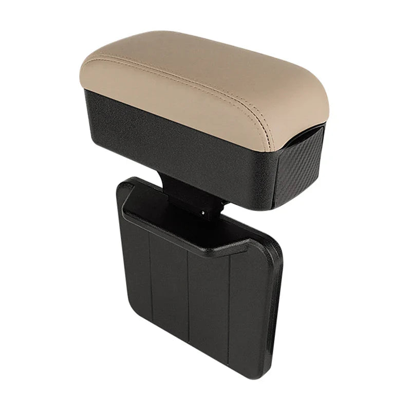 Car Armrest Organizer with Cup Holder