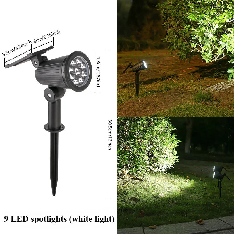 Outdoor Solar LED Garden Spotlight