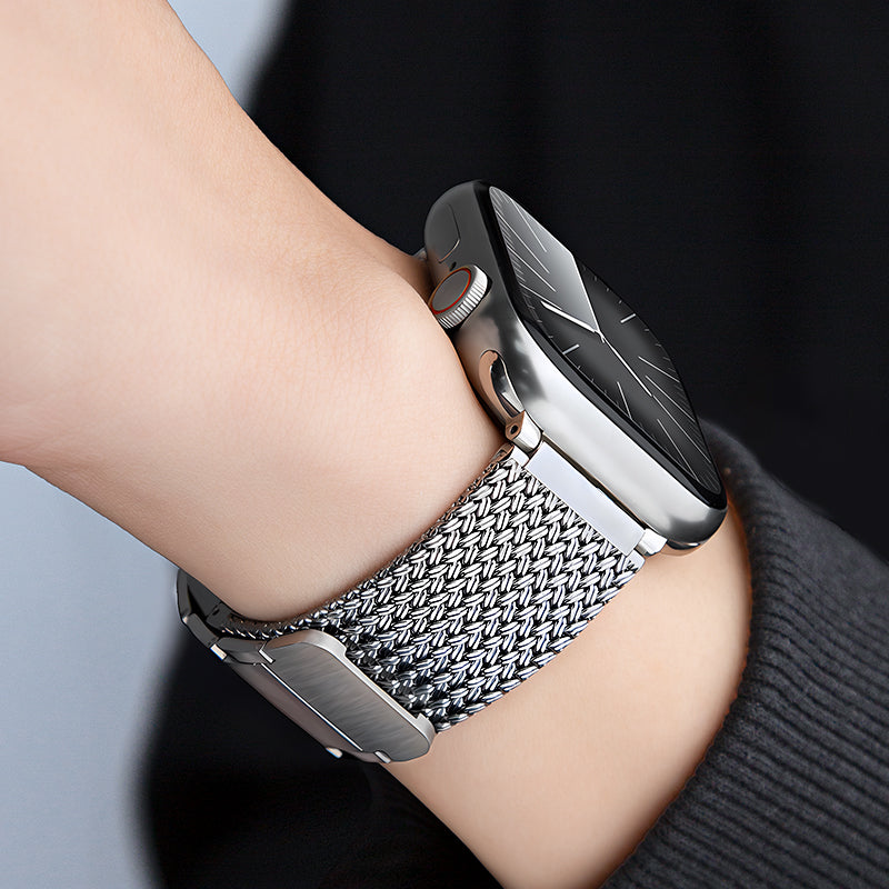 Magnetic Braided Bracelet for Aurora Smartwatch Accessory