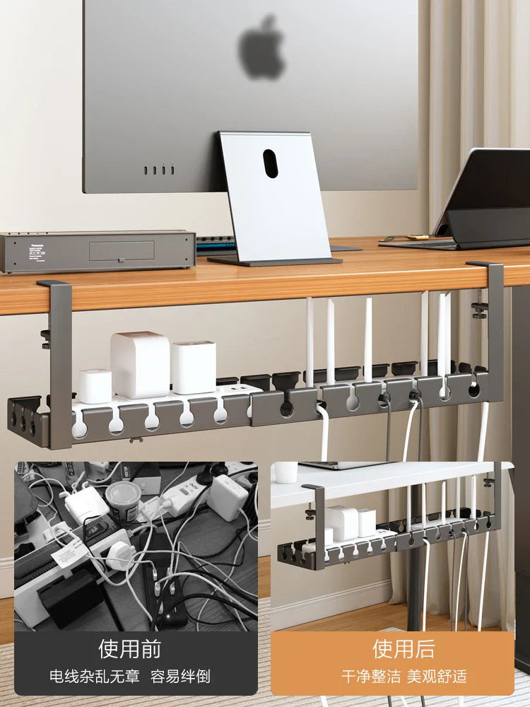 Under-Desk Cable Management Tray