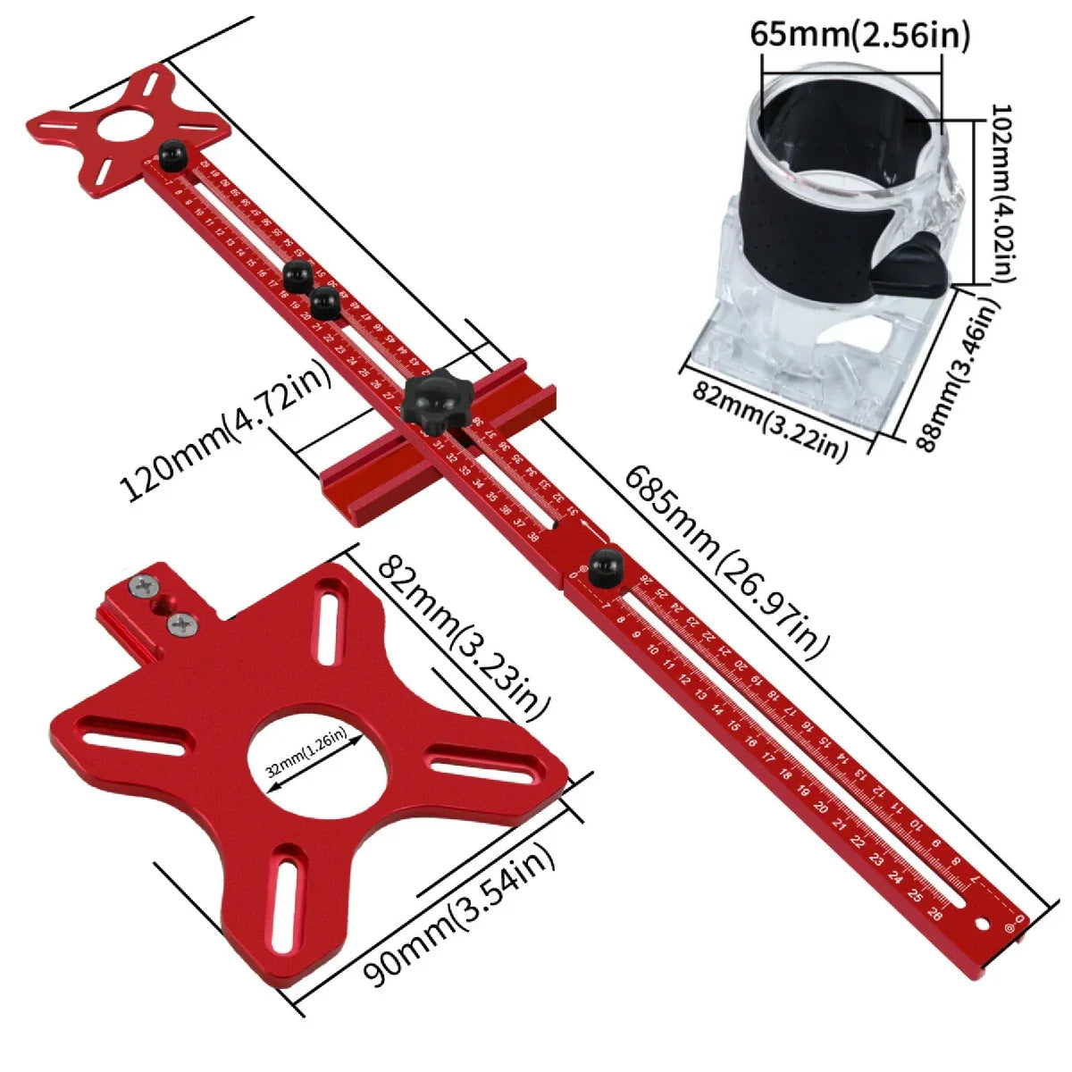 3-in-1 Milling Tool – Achieve Perfect Cuts Without Reworking