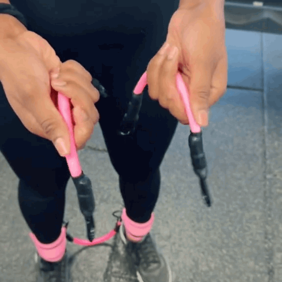 Ankle Resistance Band Set with Foot Straps