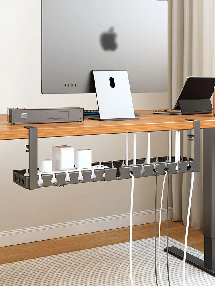 Under-Desk Cable Management Tray
