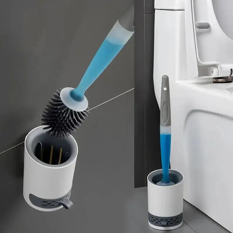 Silicone Toilet Brush for Effortless, Scratch-Free Cleaning