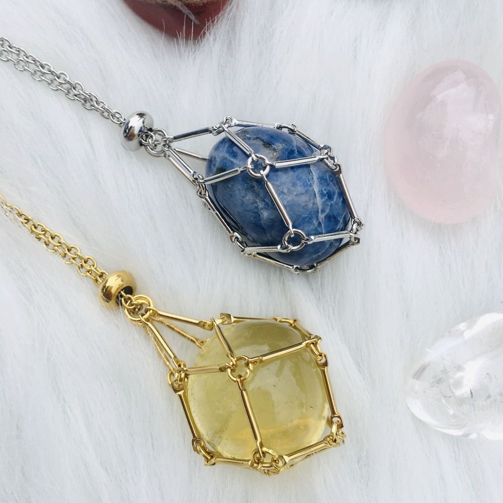 JoyauDiamanté™ - Interchangeable Crystal Stone Necklace for a Radiant Style and Inner Harmony