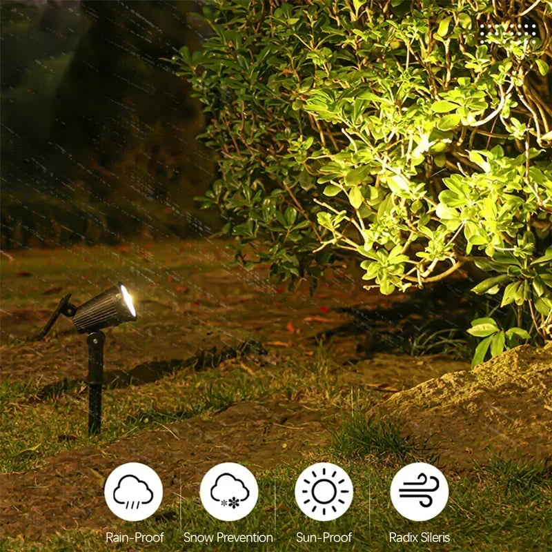Outdoor Solar LED Garden Spotlight