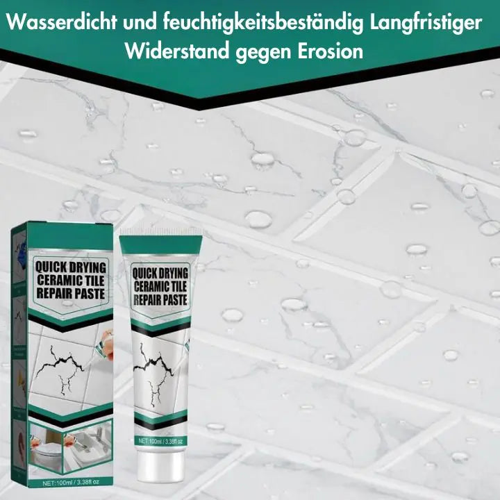 Fast-drying ceramic repair paste