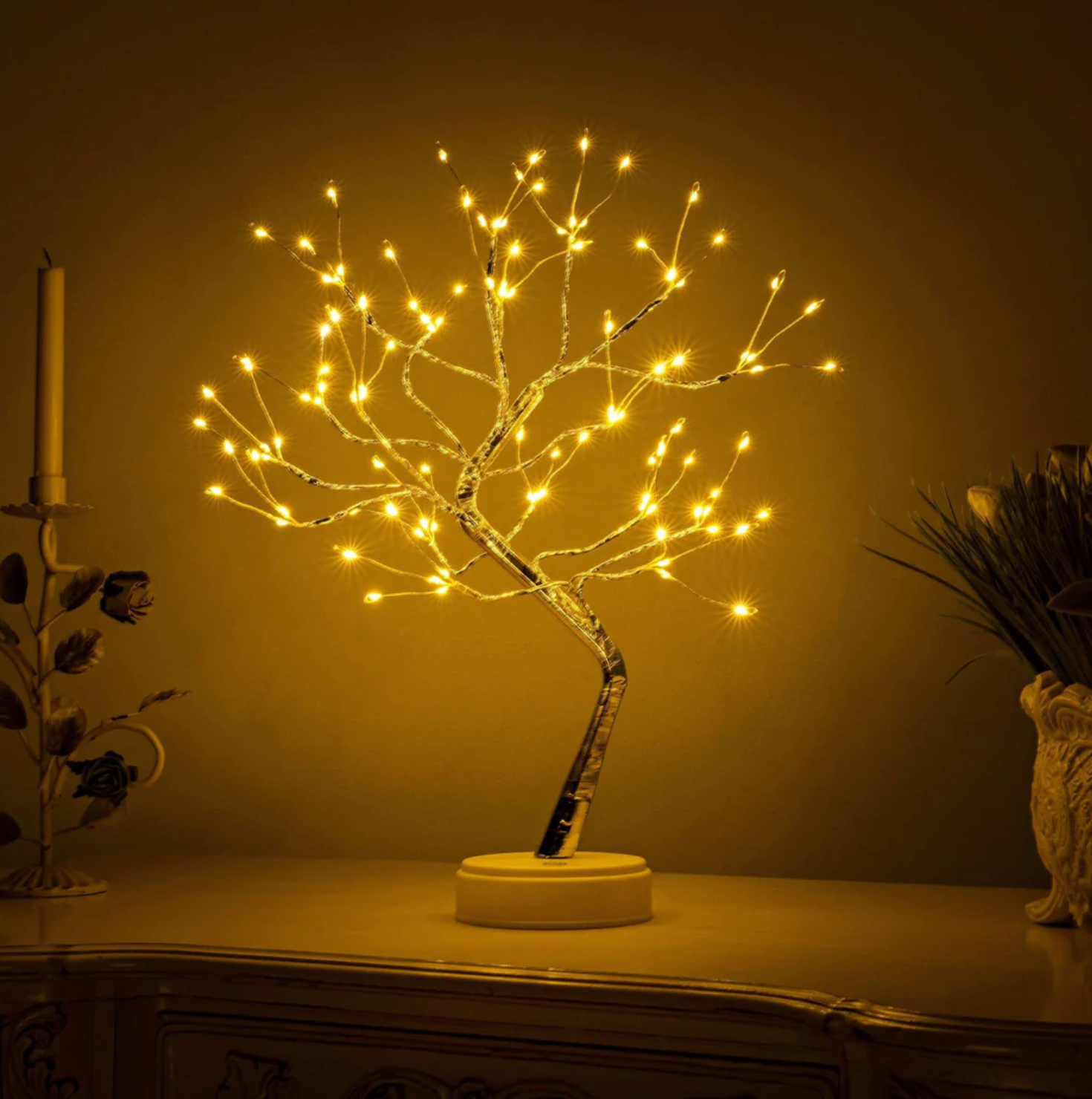 Magical Light Tree - Soothing LED Wireless Table Lamp - Unique Design with Adjustable Branches