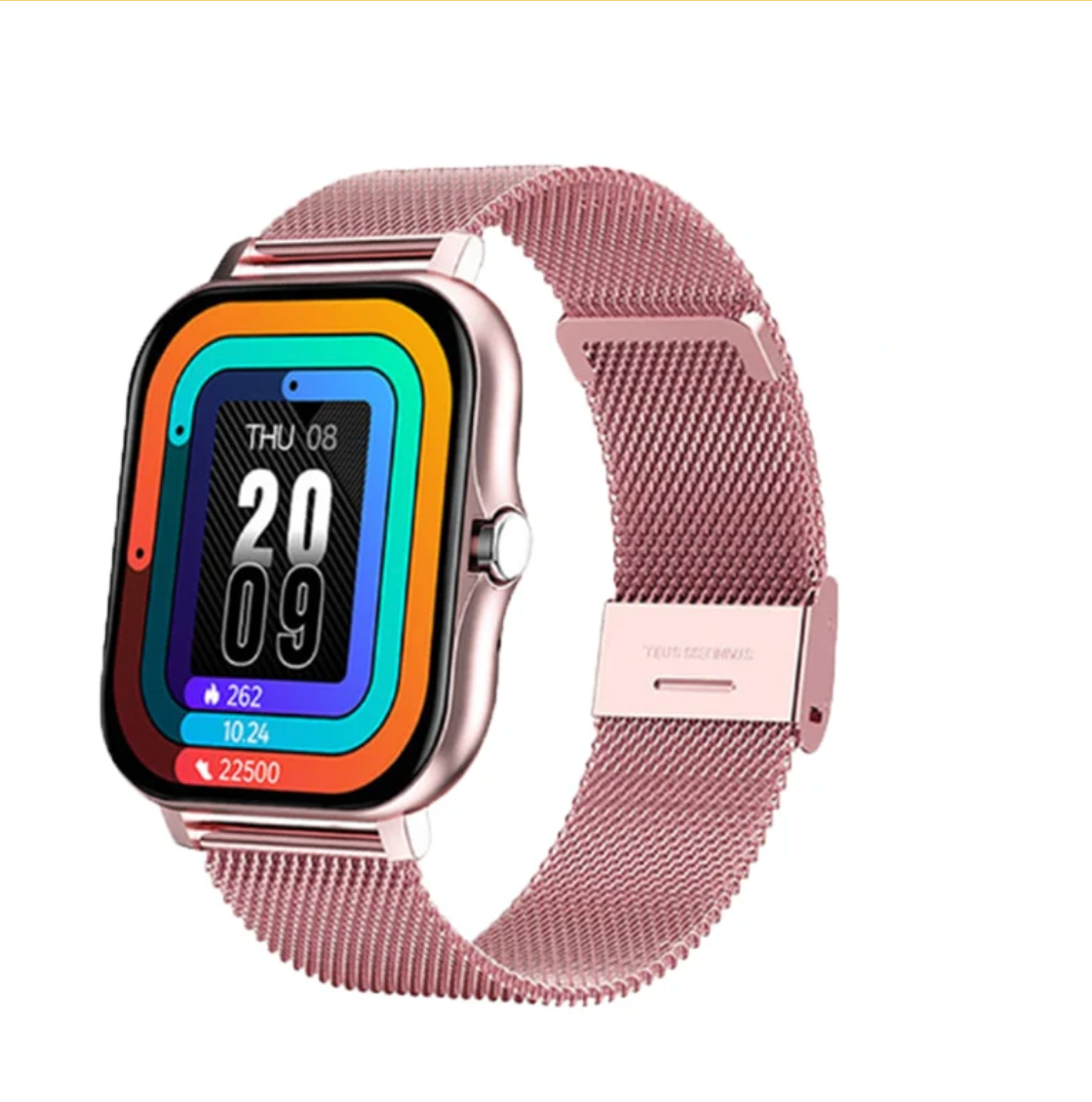 Stylish Women's Smartwatch – Complete Health Monitoring & Extended Battery