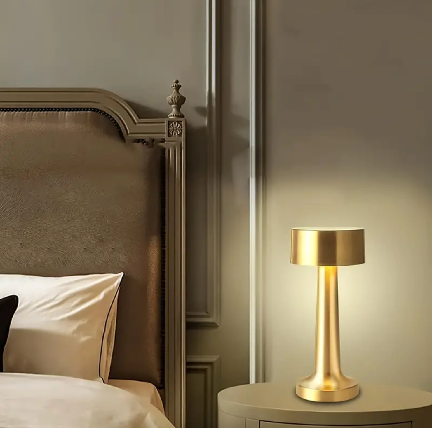 Wireless Dimmable LED Rechargeable Table Lamp ModernArt - Modern Touch Control | Living Room | Reading Lamp | Bedside Lamp