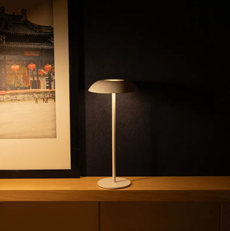 Wireless Modern LED Table Lamp JamieGlow - Dimmable via Touch | USB | Living Room | Bedside Lamp