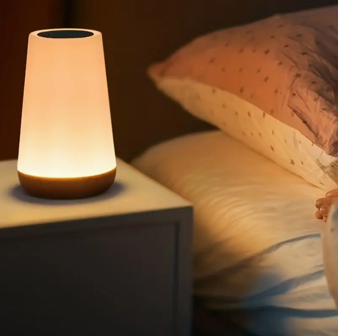 LumiSleep - USB Rechargeable Wireless Bedside Lamp with Dimmable Touch (Including 13 Colors + Remote Control)