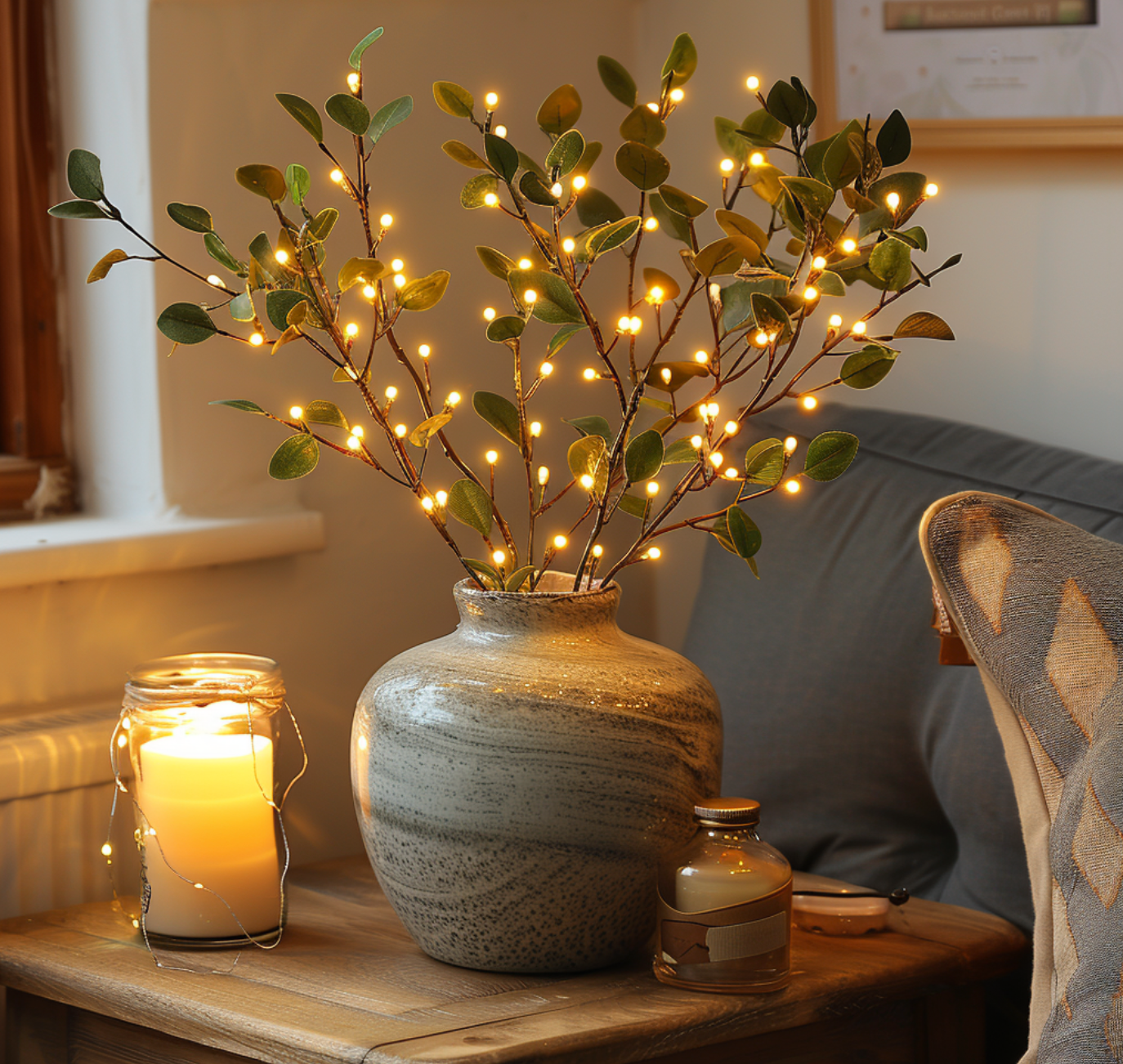 Feenlicht Olive Branch - Enchanting Fairy Lights in Olive Branch Design