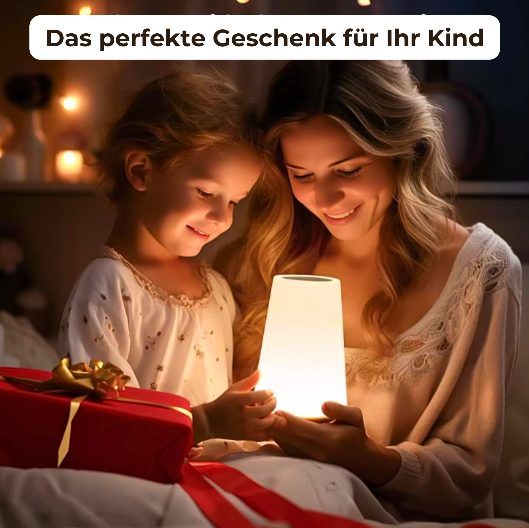 LumiSleep - USB Rechargeable Wireless Bedside Lamp with Dimmable Touch (Including 13 Colors + Remote Control)