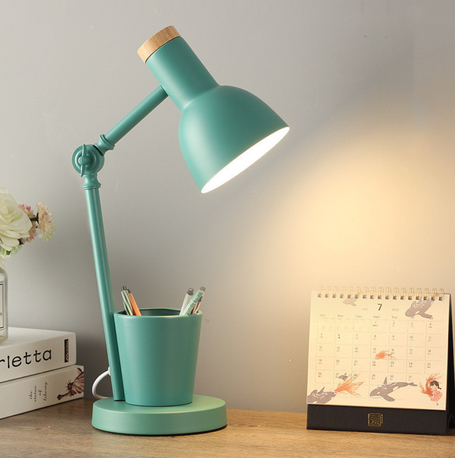 Lily Desk Lamp - Nordic Yellow Table Lamp - Adjustable Light