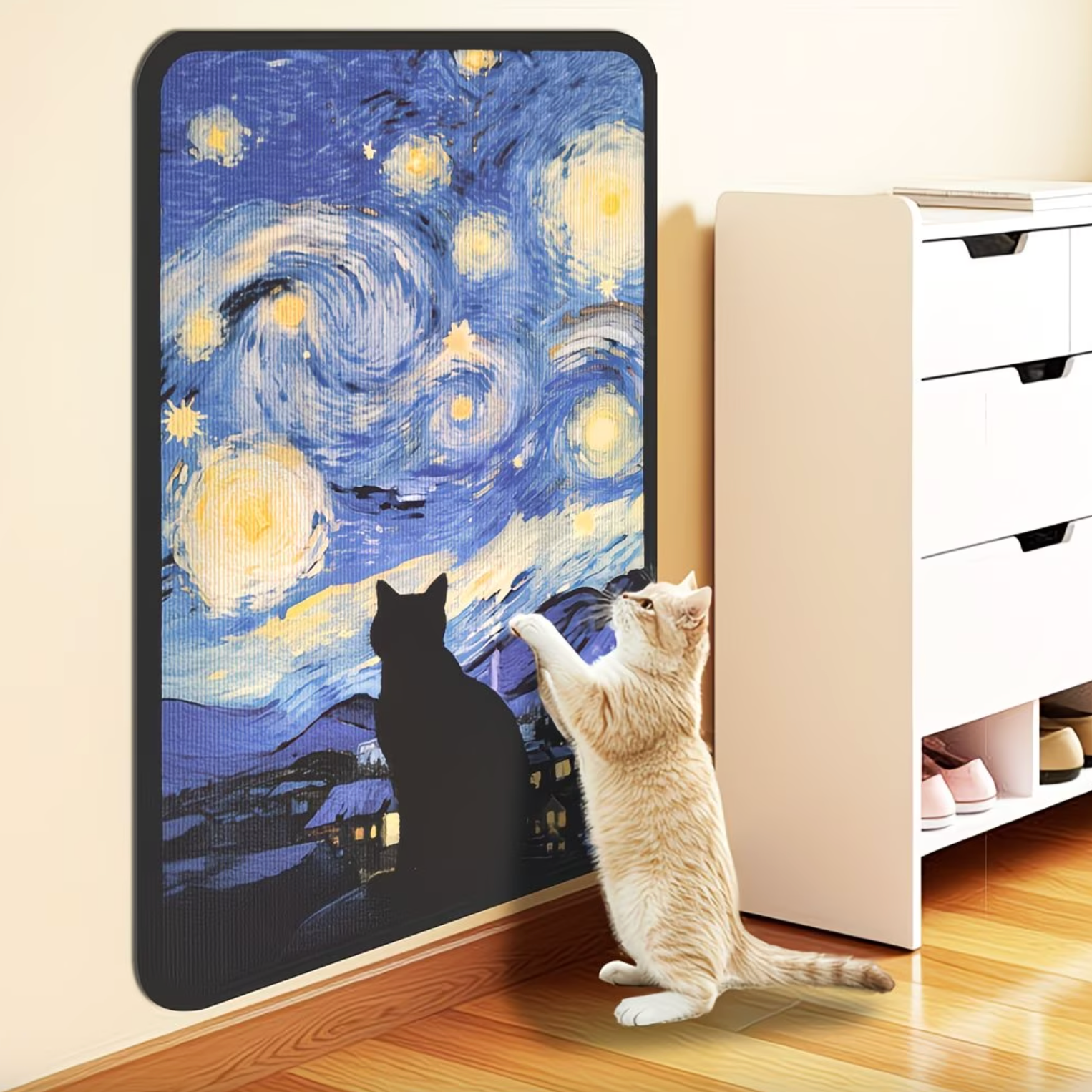 Artistic Cat Scratching Board