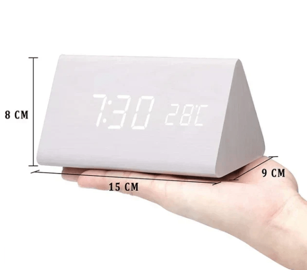 Voice-Activated LED Clock for Any Room - LumaWood Design