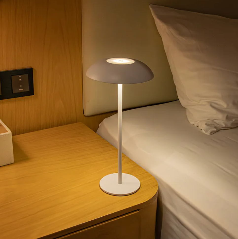 Wireless Modern LED Table Lamp JamieGlow - Dimmable via Touch | USB | Living Room | Bedside Lamp