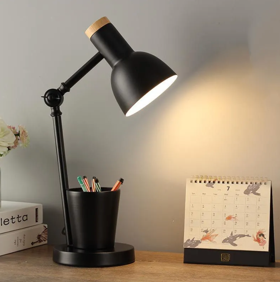 Lily Desk Lamp - Nordic Yellow Table Lamp - Adjustable Light