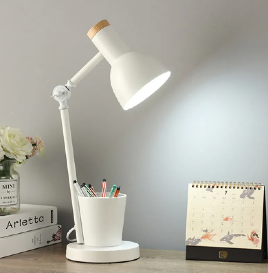 Lily Desk Lamp - Nordic Yellow Table Lamp - Adjustable Light