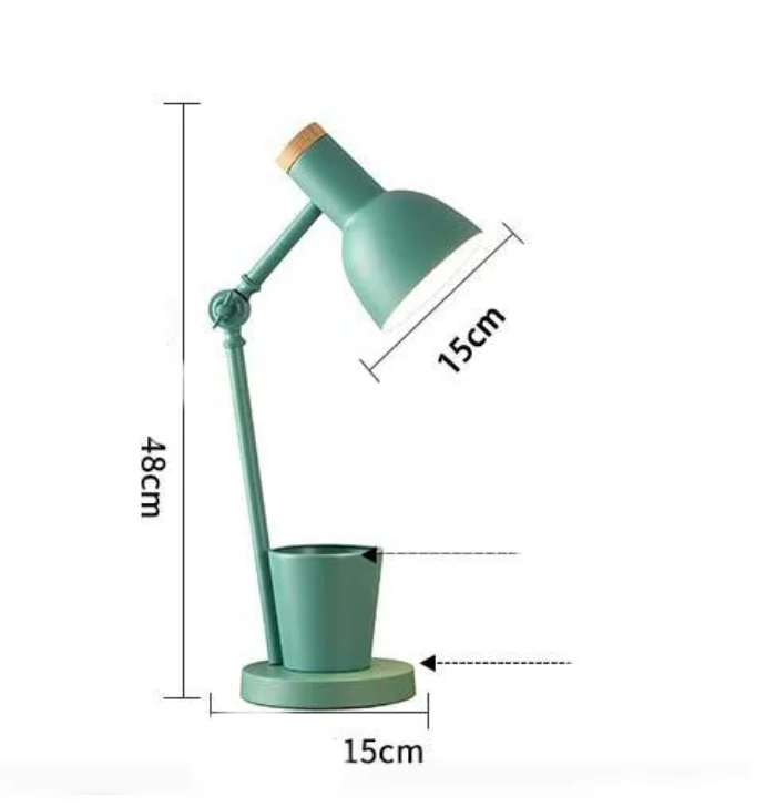 Lily Desk Lamp - Nordic Yellow Table Lamp - Adjustable Light