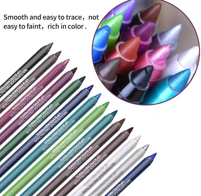 14-Piece Waterproof Gel Eyeliner Set